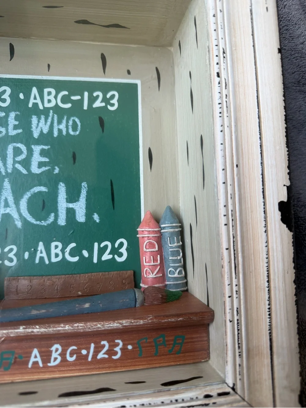 Those Who Care, Teach Framed Shadowbox